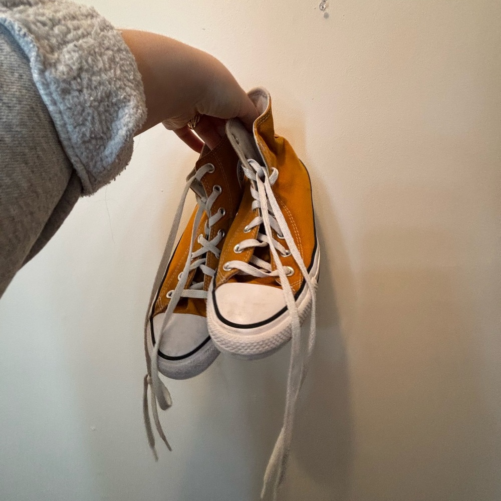 Orange Converse